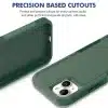 iPhone 15 PC+TPU Dual Layer Protection Cover Drop- Case-Groen-5-Cityhoesje.nl