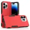 iPhone 15 Pro-PC+TPU Dual Layer Protection Cover Drop- Case-Rood-1-Cityhoesje.nl