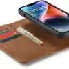 Cityhoesje-Bookcase 2 in1 iPhone 16e-17e-Bruin - Thumbnail Image 4