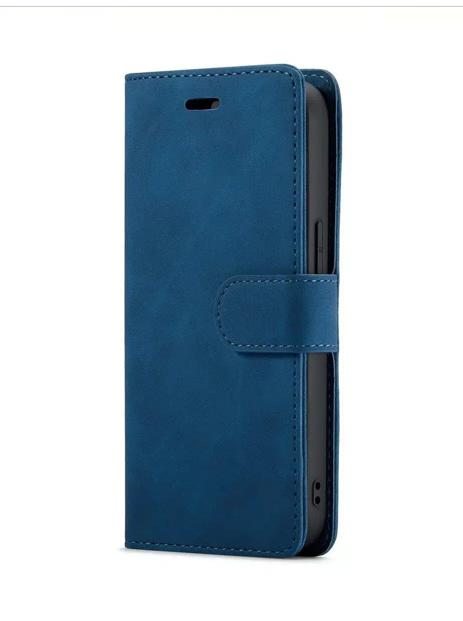 Cityhoesje-Bookcase 2 in1 iPhone 16e-17e-Blauw - Afbeelding 3