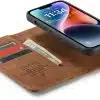 Casemania-2-in-1-Magnetic-Case-iphone-16E-Bruin-3-Cityhoesje.nl
