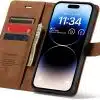 Casemania-2-in-1-Magnetic-Case-iphone-16E-Bruin-5-Cityhoesje.nl
