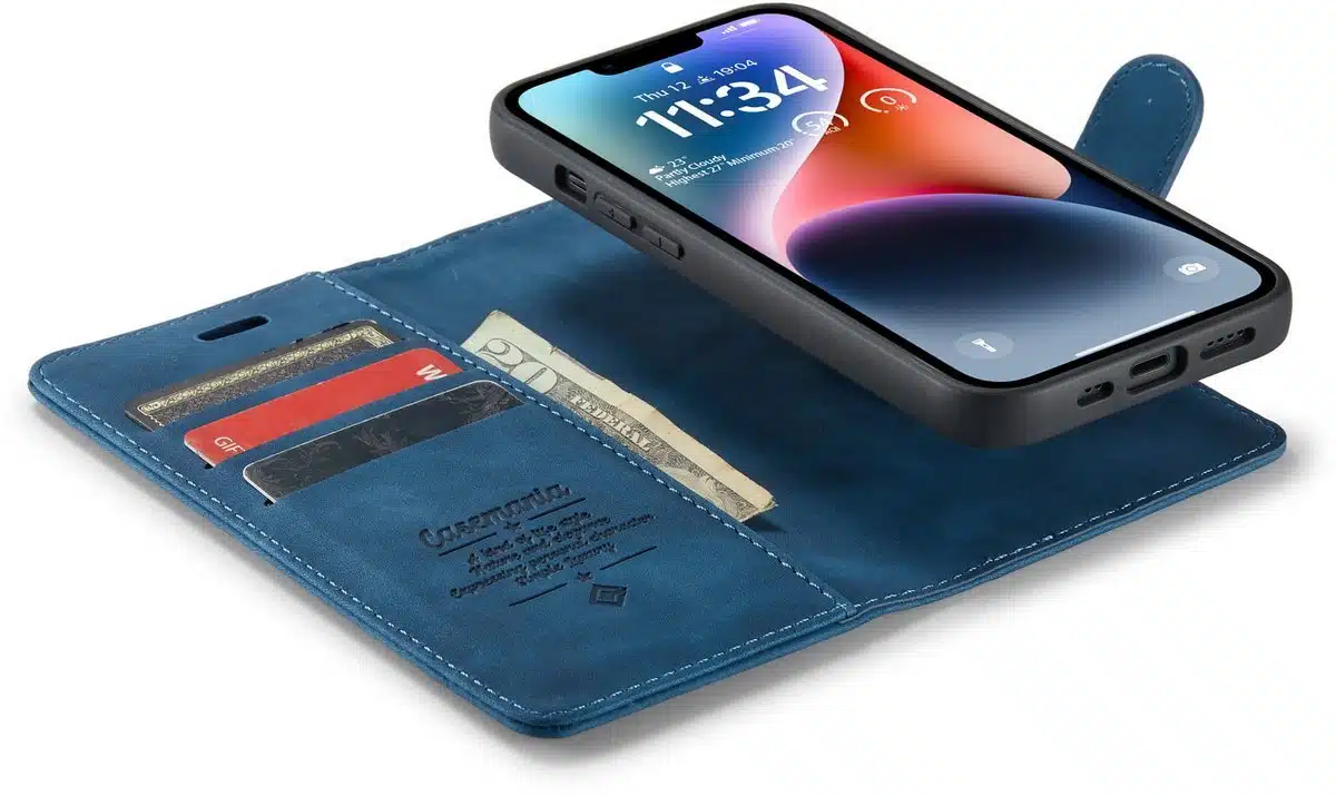 Casemania-2-in-1-Magnetic-Case-iphone-16E-Donker-Blauw-3-Cityhoesje.nl