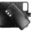 Multiple Pockets Magnetic 2 in 1 Wallet Samsung S25-Zwart-3-Cityhoesje.nl