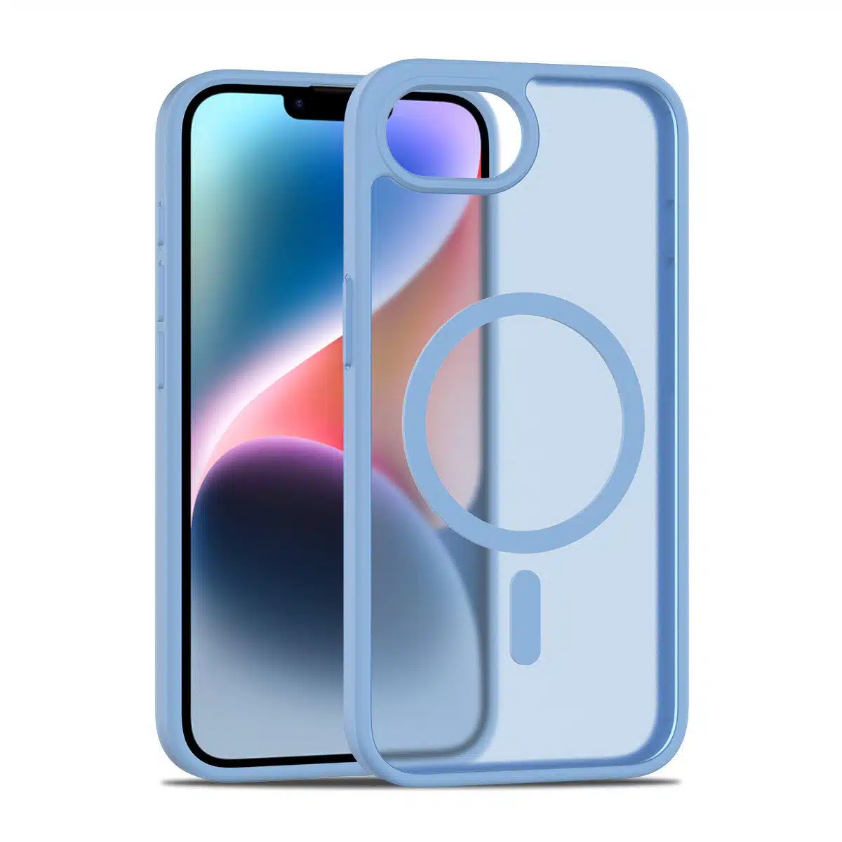 Solidenz - Backcover iPhone 16e-17e FrostMag – Sierra blauw - Afbeelding 1