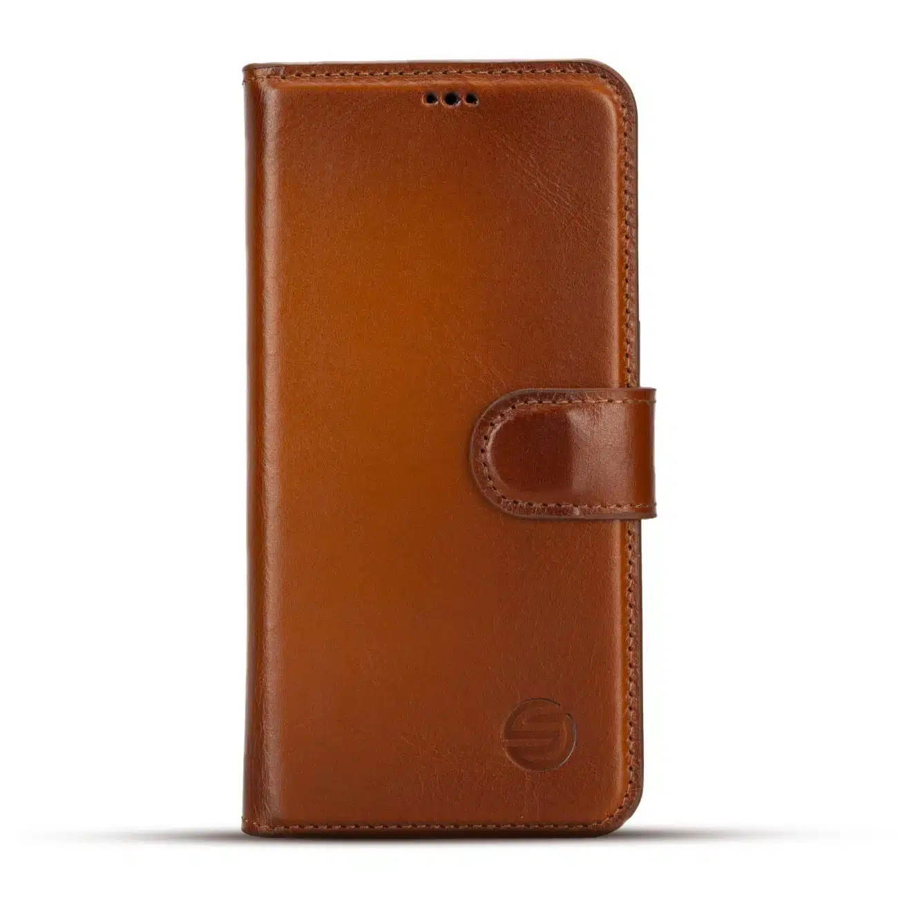 Solidenz Moda Book - Geschikt voor - Samsung S24/S25 - leren - Bookcase -Donker Bruin - Afbeelding 1
