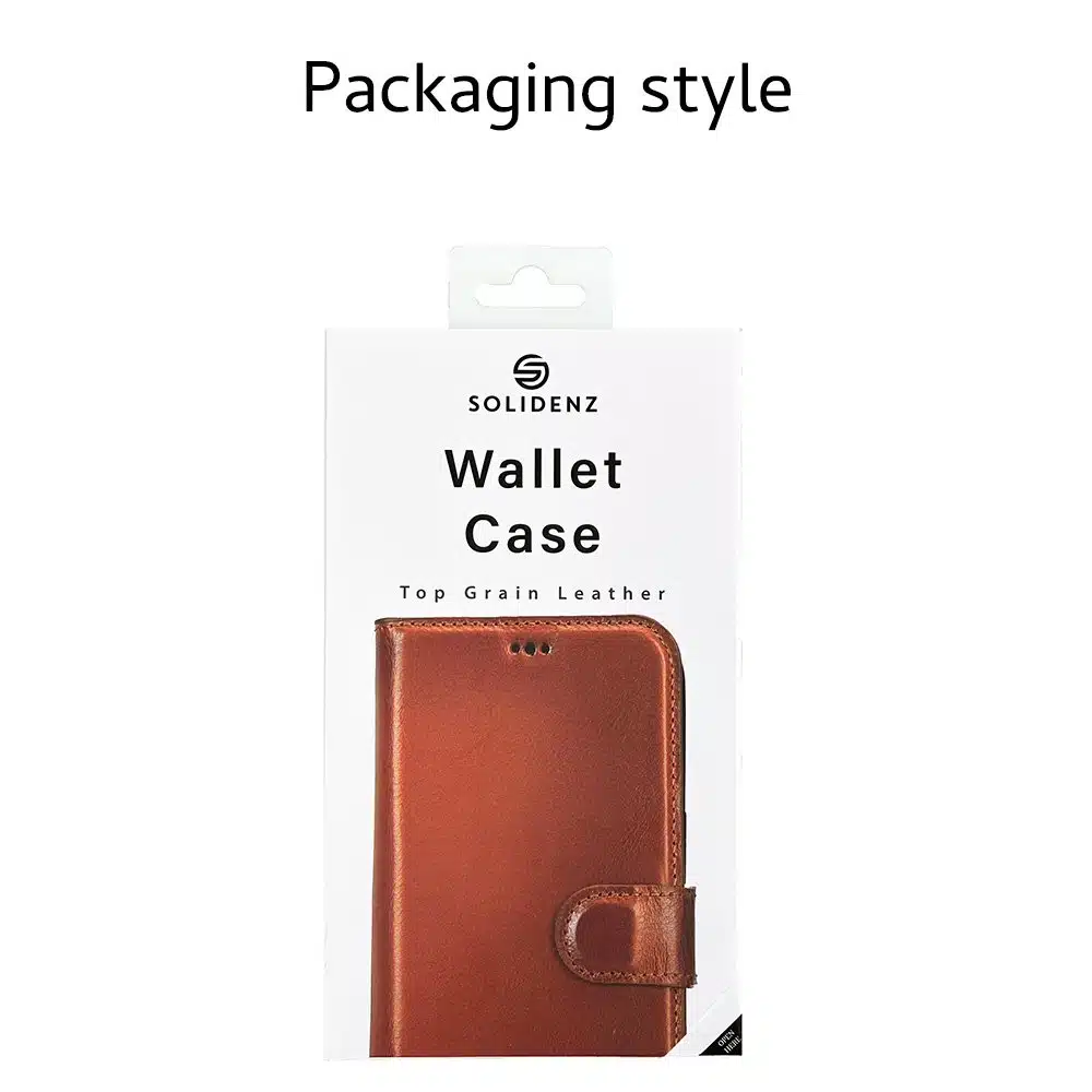 Solidenz Moda Book - Geschikt voor - Samsung S24/S25 - leren - Bookcase -Donker Bruin - Afbeelding 6