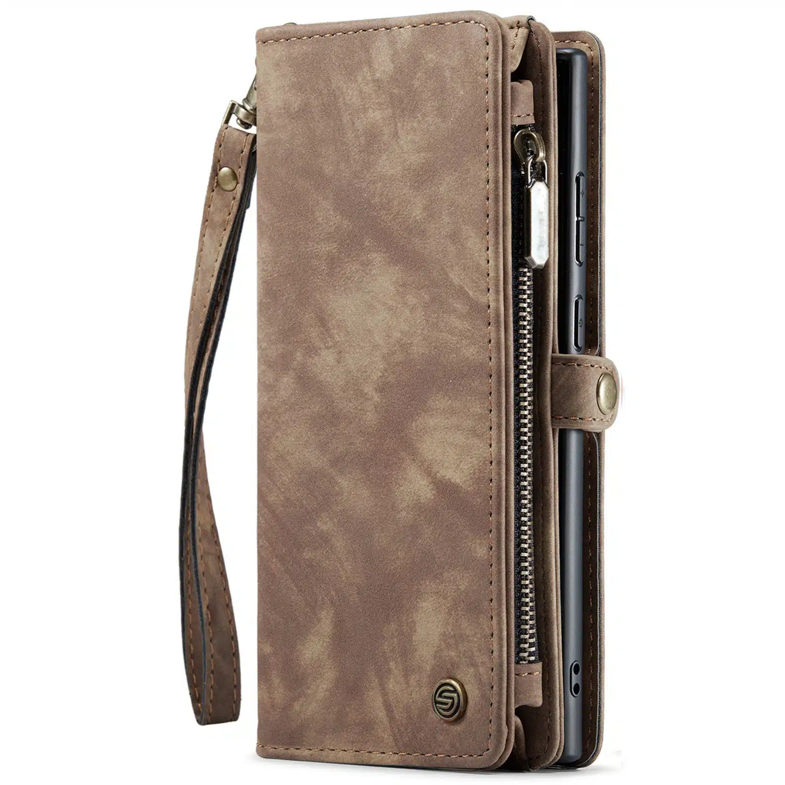 Solidenz-Urban-Wallet-Samsung-Galaxy-S25-Ultra-hoesje-Bruin-2-Cityhoesje.nl