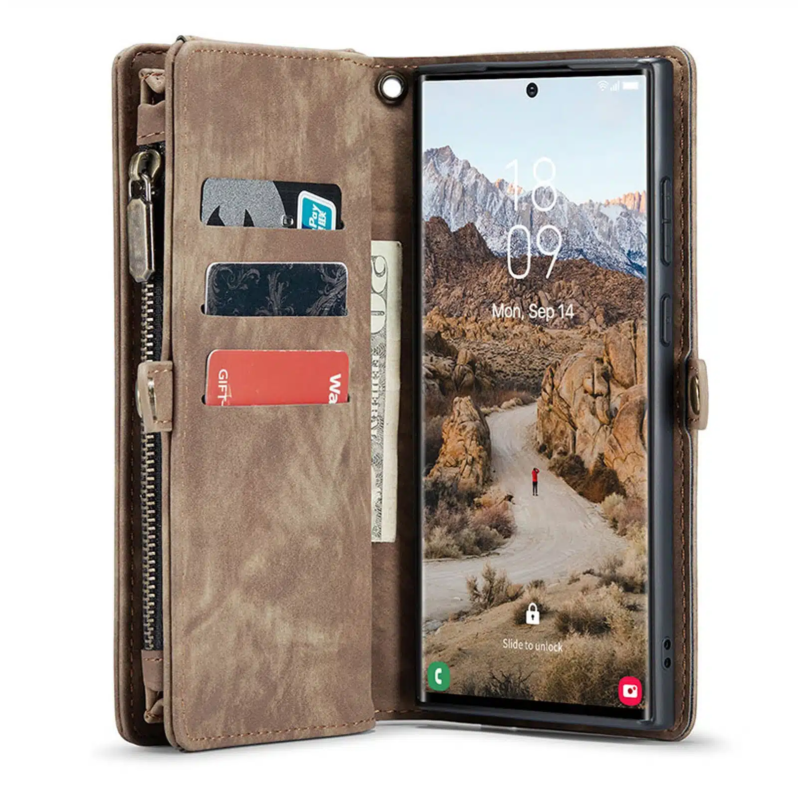 Solidenz-Urban-Wallet-Samsung-Galaxy-S25-Ultra-hoesje-Bruin-4-Cityhoesje.nl