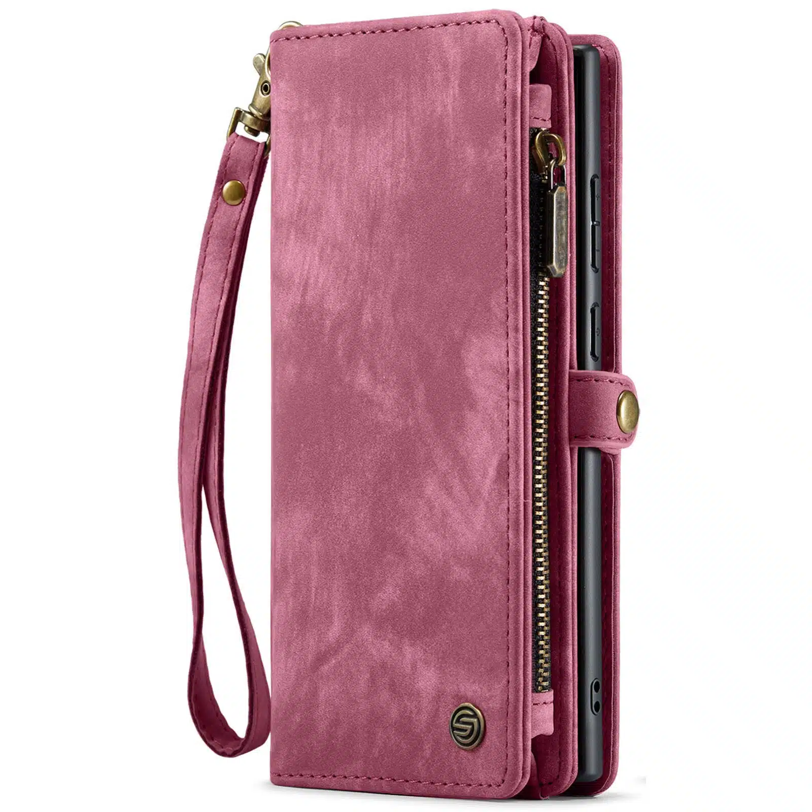 Solidenz Urban Wallet Samsung Galaxy S25 Ultra hoesje – Rood - Afbeelding 4