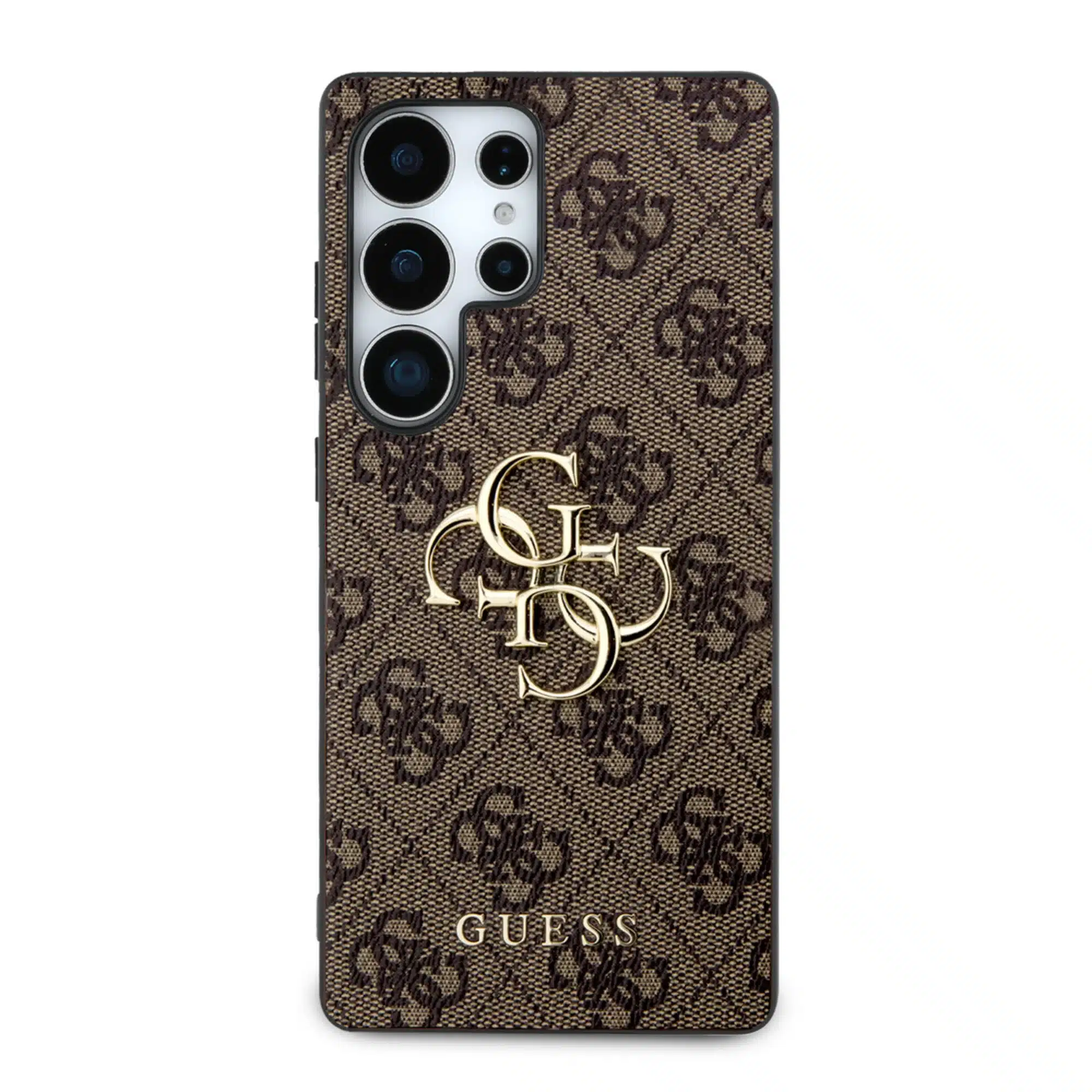 Guess - Geschikt voor S25 Ultra - Backcover hoesje - 4G PU Big Logo - Bruin - Afbeelding 7