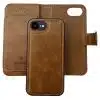 Casemania-Iphone 16e-Multiple Pockets Magnetic 2 in 1 Wallet -Bruin-1-Cityhoesje.nl