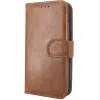 Casemania-Iphone 16e-Multiple Pockets Magnetic 2 in 1 Wallet -Bruin-2-Cityhoesje.nl