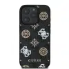 Guess iPhone 16 ProMax Backcover hoesje Magsafe PU peony - Zwart-3-Cityhoesje.nl