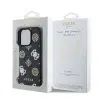 Guess iPhone 16 ProMax Backcover hoesje Magsafe PU peony - Zwart-8-Cityhoesje.nl