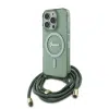 Guess - Backcover iPhone 16 Pro Max - Magsafe ML Glitter with pearl strap - Green - Thumbnail Image 2