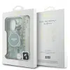 Guess - Backcover iPhone 16 Pro Max - Magsafe IML Glitter with pearls strap - Groen - Thumbnail Image 7