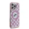 Karl Lagerfeld - Backcover iPhone 16 Pro - Magsafe IML metal monogram kc - Roze - Thumbnail Image 4