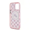 Karl Lagerfeld - Backcover iPhone 16 Pro - Magsafe IML metal monogram kc - Roze - Thumbnail Image 7