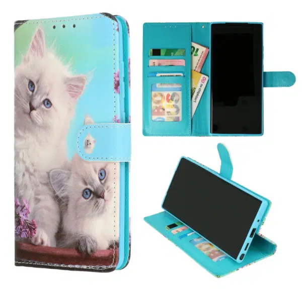 Casemania - Bookcase Geschikt voor Samsung Galaxy A25 - Kittend