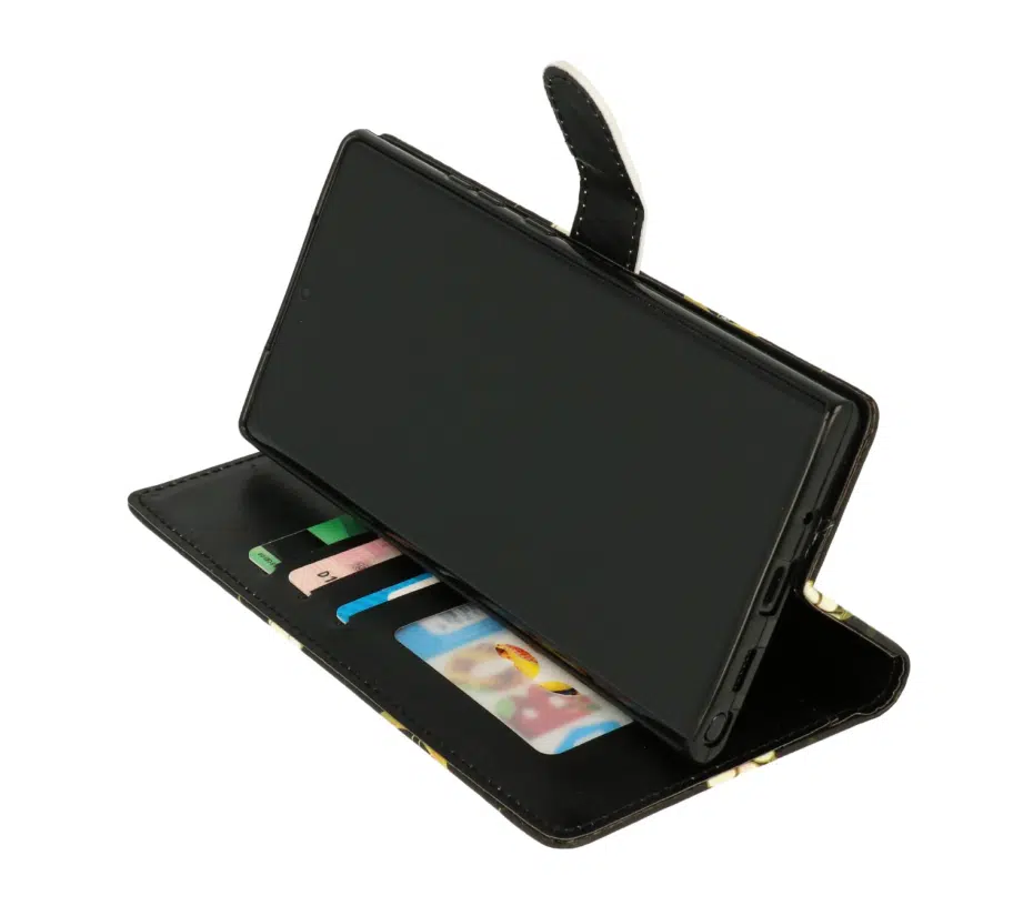 Samsung A36 -A56 -Bookcase Print-Paard Grijs-4-Cityhoesje.nl