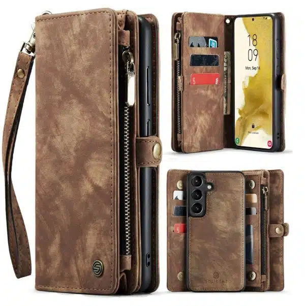 Solidenz Urban - Wallet Samsung Galaxy A56/A36 – Bruin