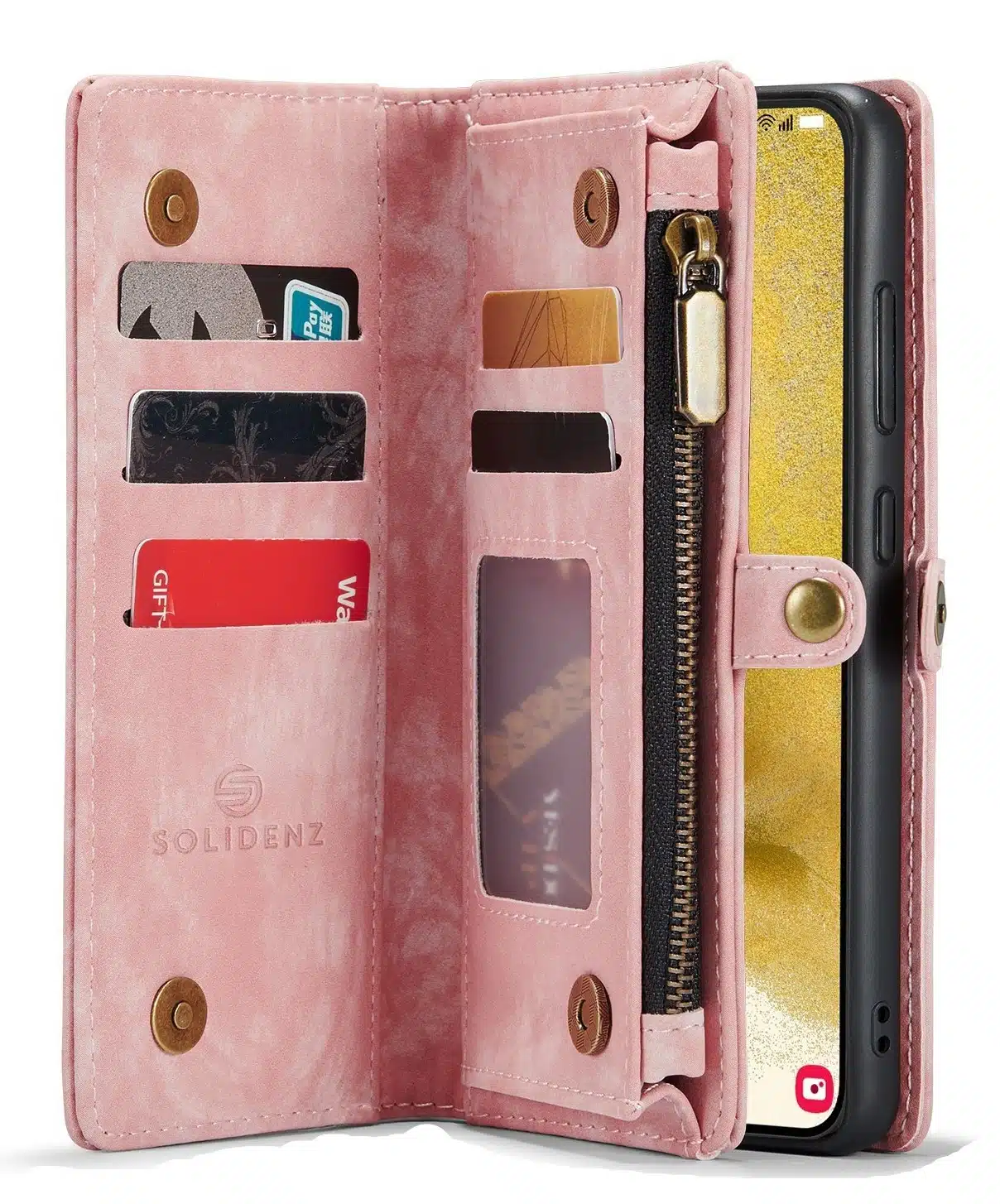 Solidenz Urban - Wallet Samsung Galaxy A56/A36 – Roze - Afbeelding 8