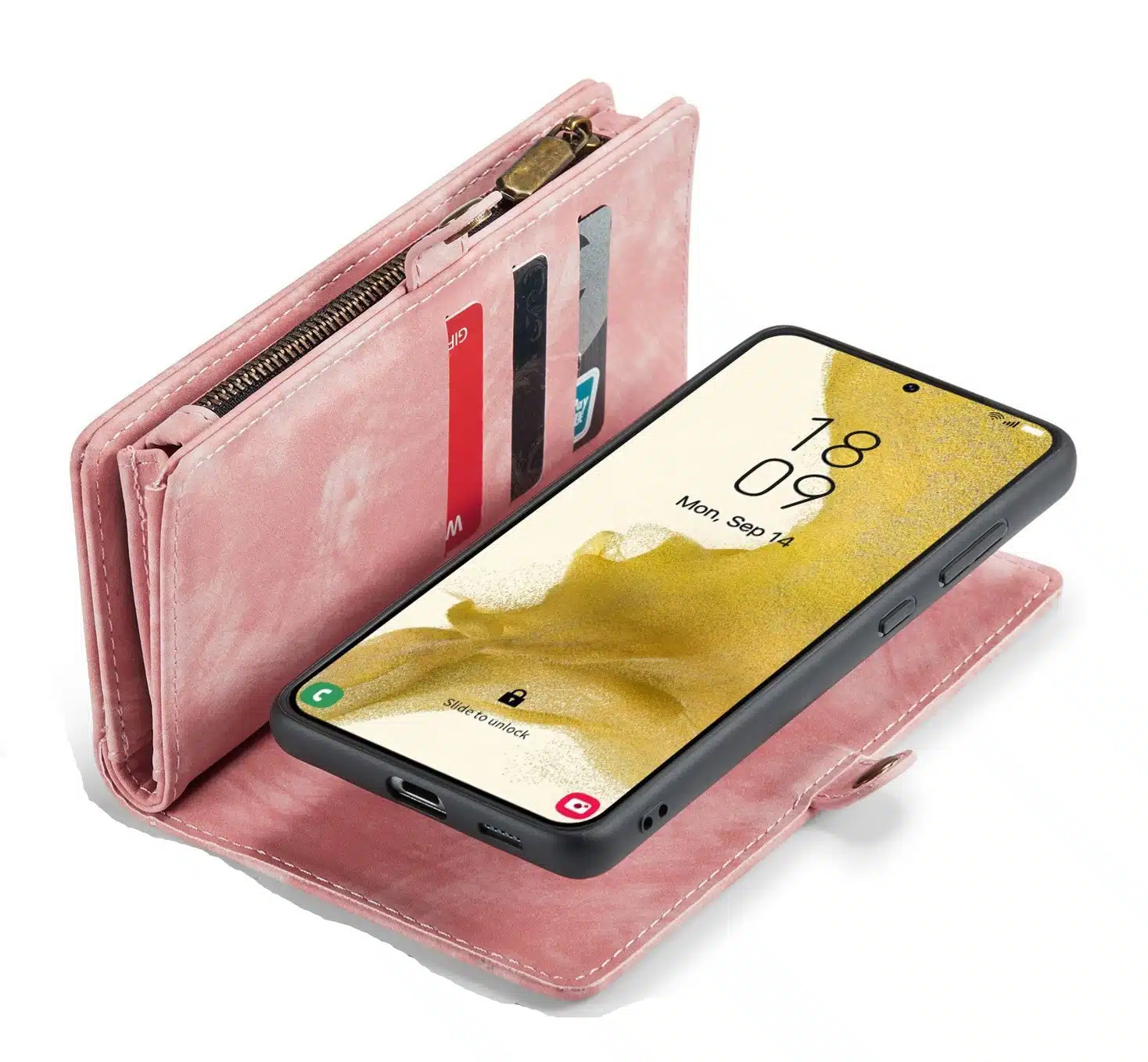 Solidenz Urban - Wallet Samsung Galaxy A56/A36 – Roze - Afbeelding 7