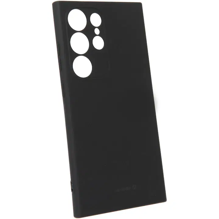 Swissten - Back Cover - Geschikt voor S25 Ultra – Slanke Bescherming met Stijl - Zwart - Afbeelding 2
