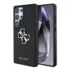 Guess Galaxy S25 Ultra Backcover hoesje - Grained - Big 4G Logo - Zwart-1