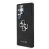 Guess Galaxy S25 Ultra Backcover hoesje - Grained - Big 4G Logo - Zwart-2