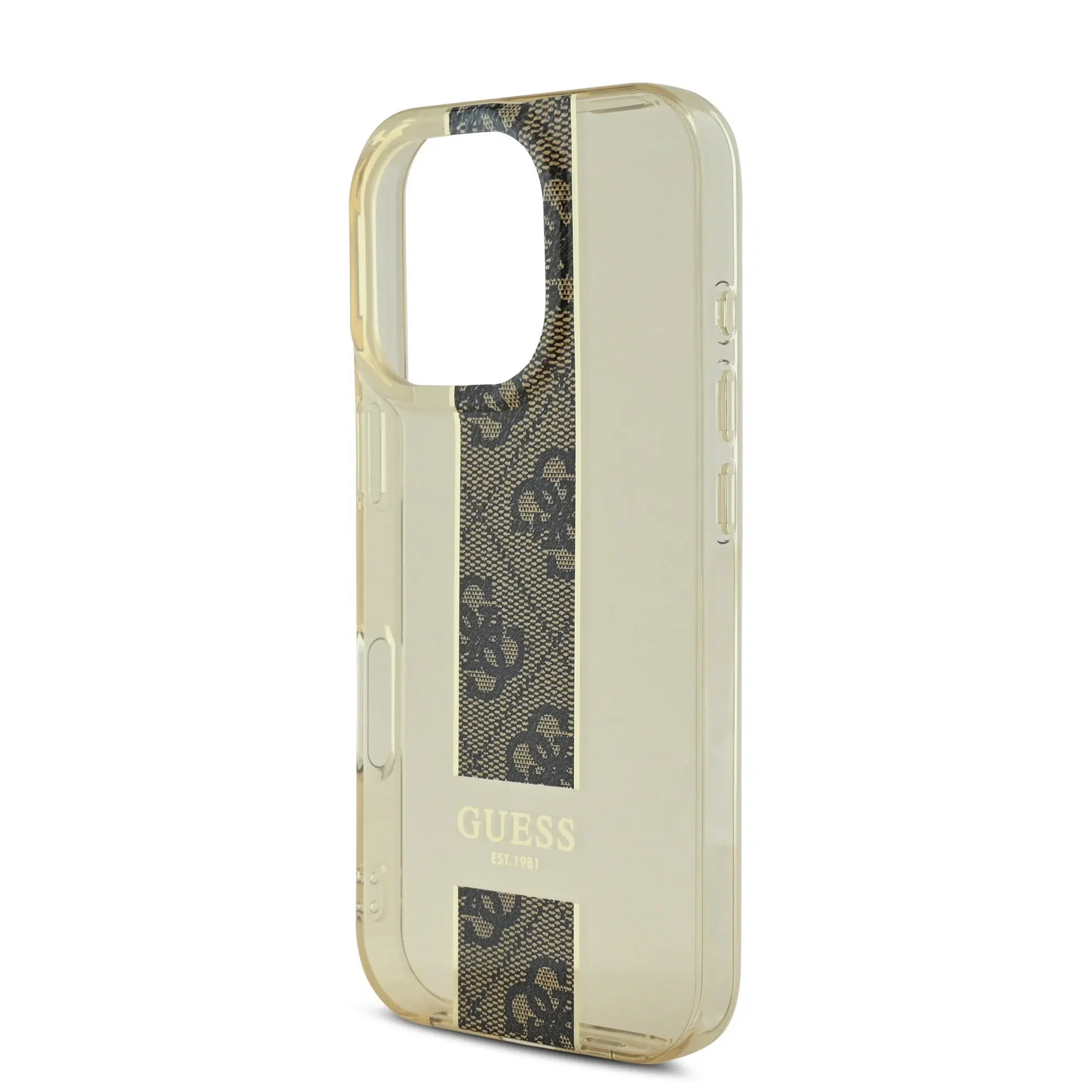 Guess - Backcover iPhone 16 Pro Max - IML 4G stripes - Bruin - Afbeelding 4