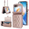 Solidenz Fashion Portemonnee hoesje met koord Samsung Galaxy Z Flip 6 – Roségoud - Thumbnail Image 1