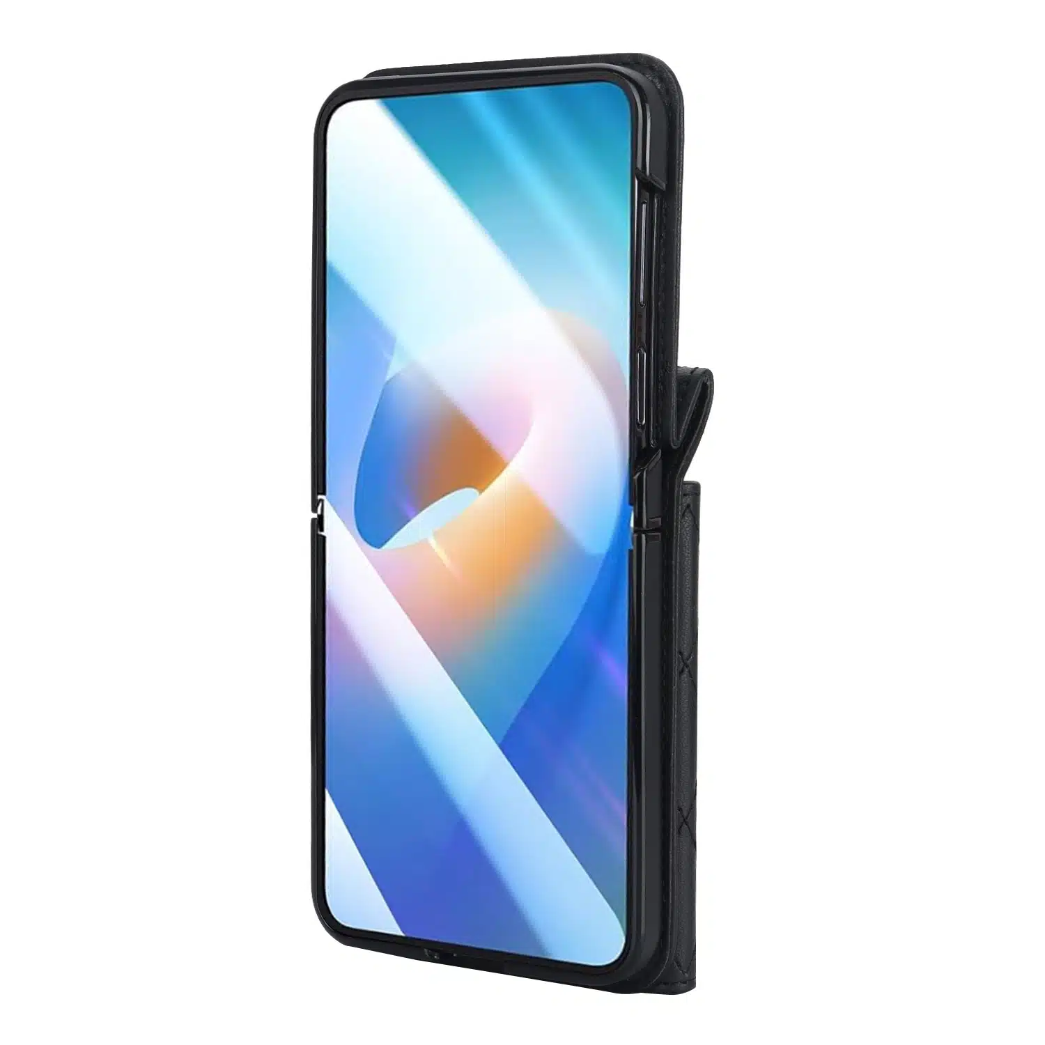 Solidenz-Fashion-Portemonnee-hoesje-met-koord-Samsung-Galaxy-Z-Flip-6-Zwart-3