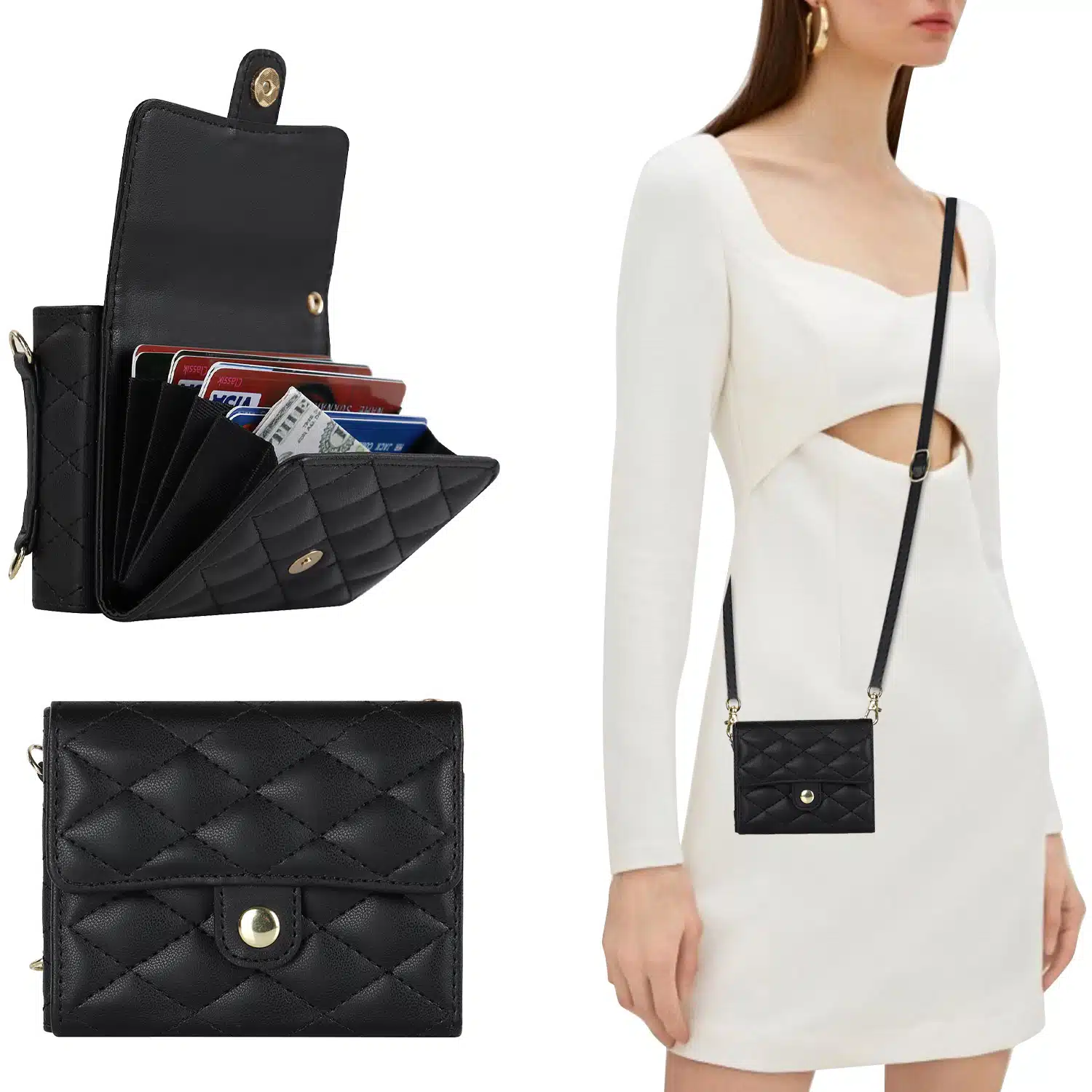 Solidenz-Fashion-Portemonnee-hoesje-met-koord-Samsung-Galaxy-Z-Flip-6-Zwart-8