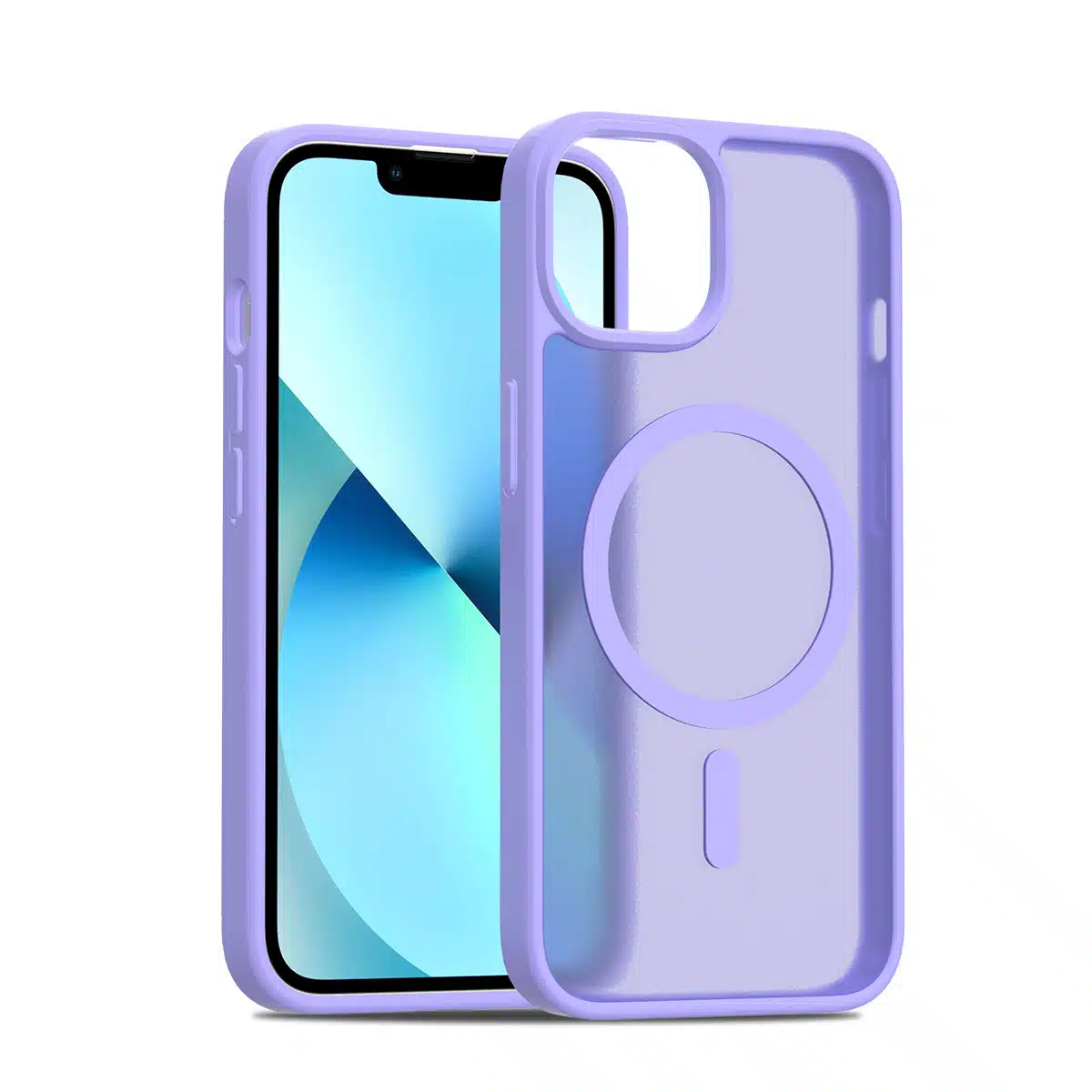 Solidenz - FrostMag iPhone 14 / 13 Backcover – Sierra - Paars - Afbeelding 1