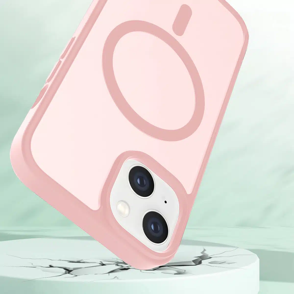 Solidenz - FrostMag iPhone 14 / 13 Backcover – Sierra - Roze - Afbeelding 4