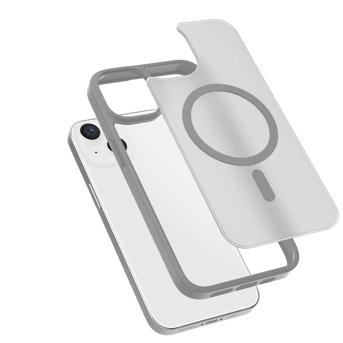 Solidenz - FrostMag iPhone 14 / 13 Backcover – Sierra - Grijs - Afbeelding 2