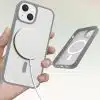 Solidenz - FrostMag iPhone 14 / 13 Backcover – Sierra - Grijs - Thumbnail Image 3