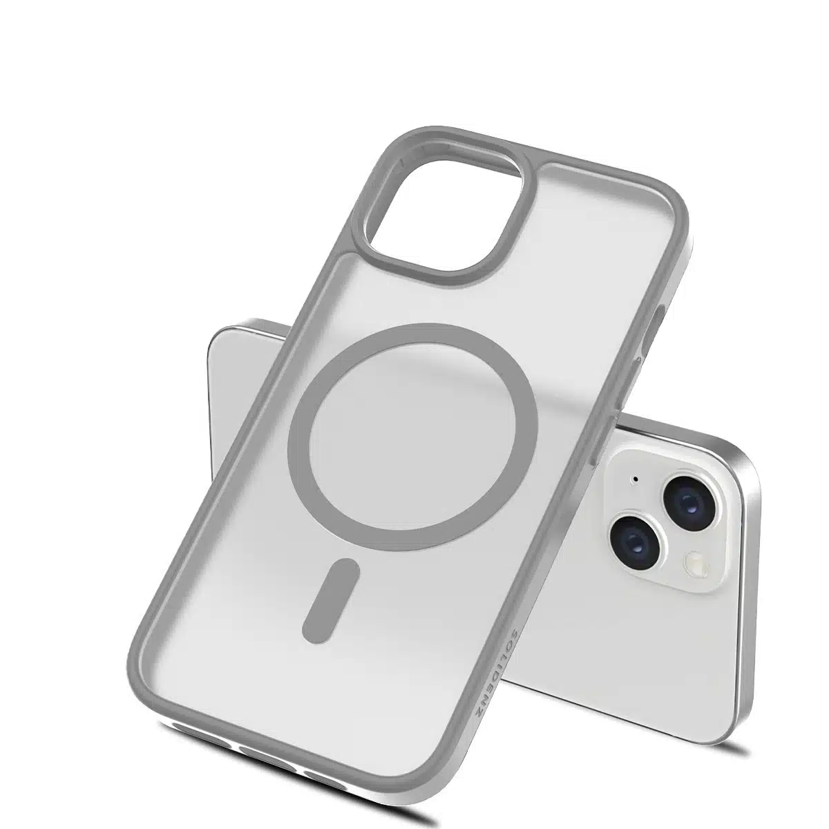 Solidenz - FrostMag iPhone 14 / 13 Backcover – Sierra - Grijs - Afbeelding 5