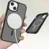 Solidenz - FrostMag iPhone 14 / 13 Backcover – Sierra - Zwart - Thumbnail Image 3