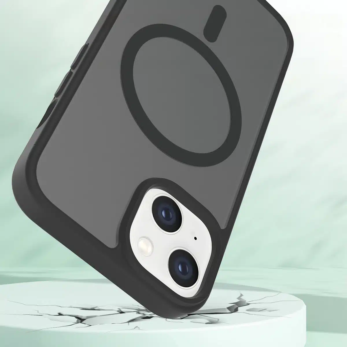 Solidenz - FrostMag iPhone 14 / 13 Backcover – Sierra - Zwart - Afbeelding 4