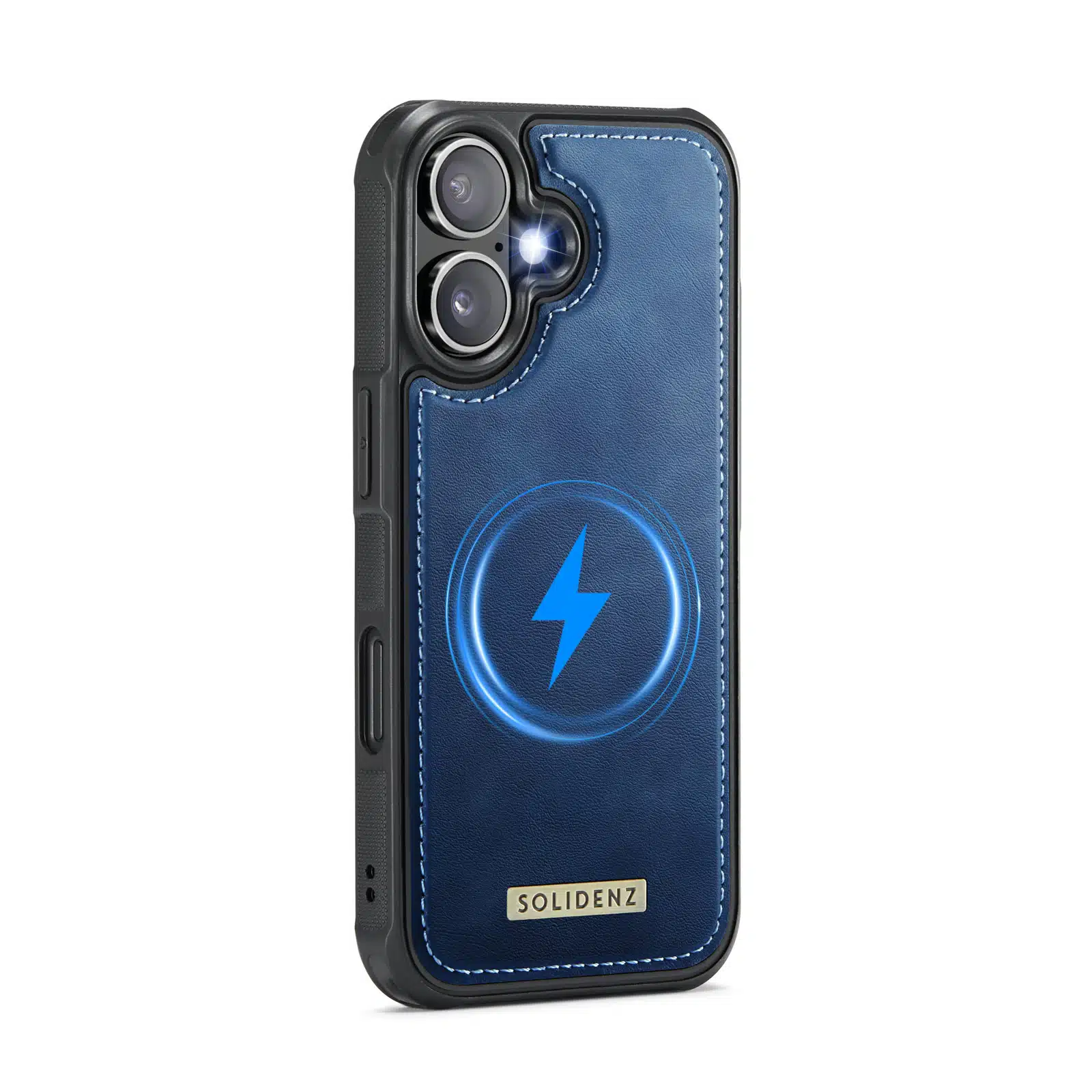 Solidenz - Backcover iPhone 16 - MagSafe - Wallet – Blauw - Afbeelding 8