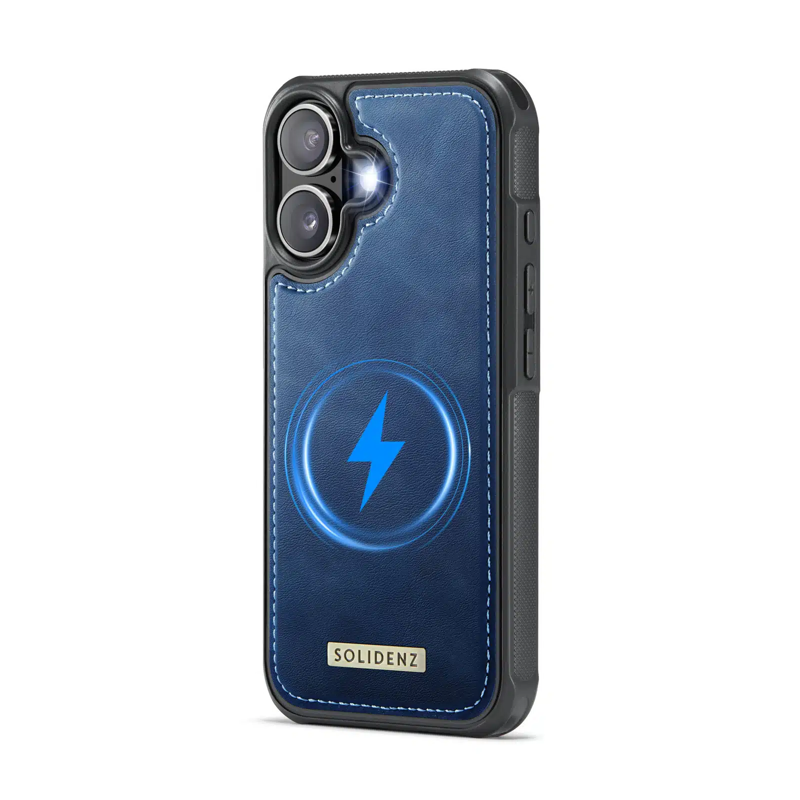 Solidenz - Backcover iPhone 16 - MagSafe - Wallet – Blauw - Afbeelding 3