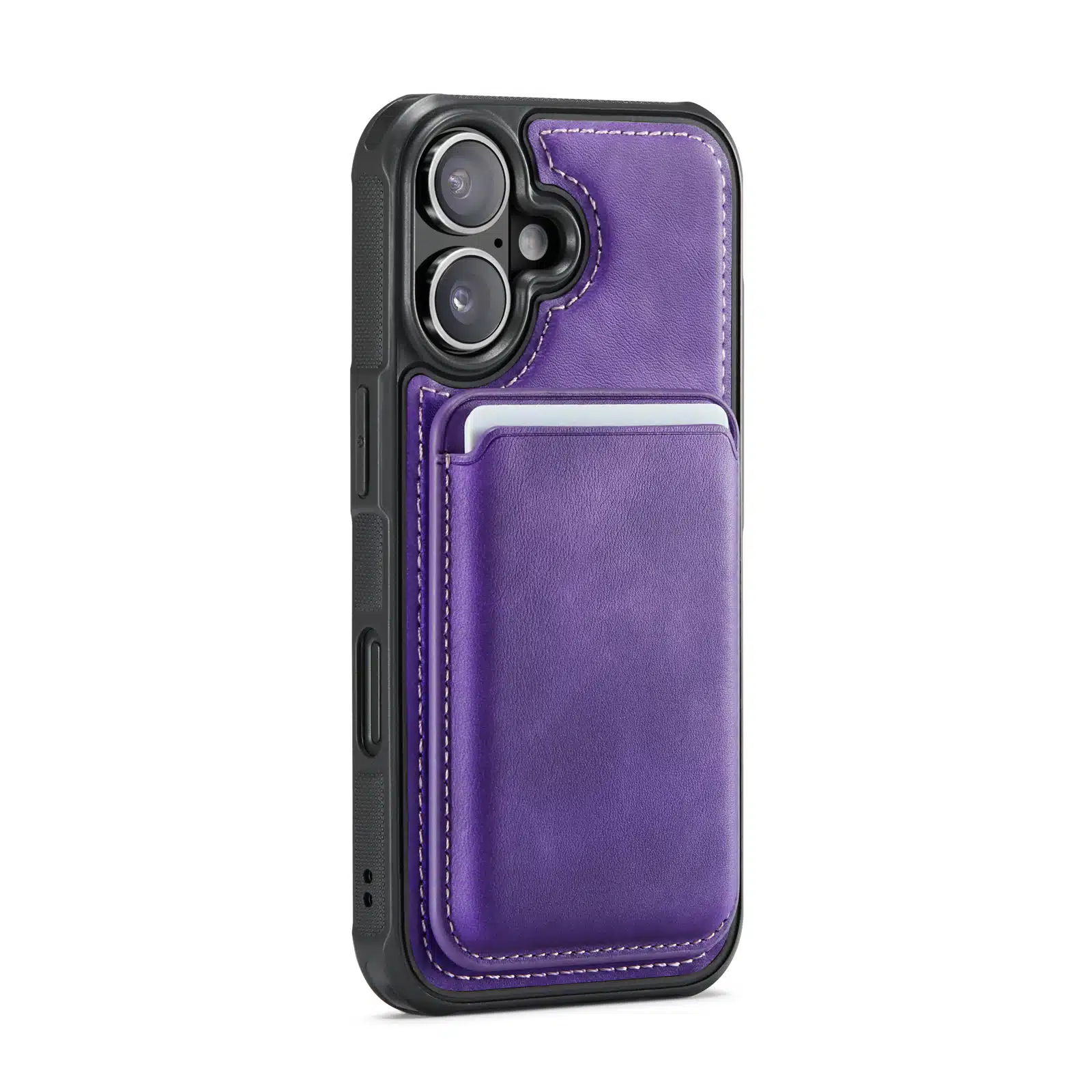 Solidenz - Backcover iPhone 16 - MagSafe - Wallet  – Paars - Afbeelding 10