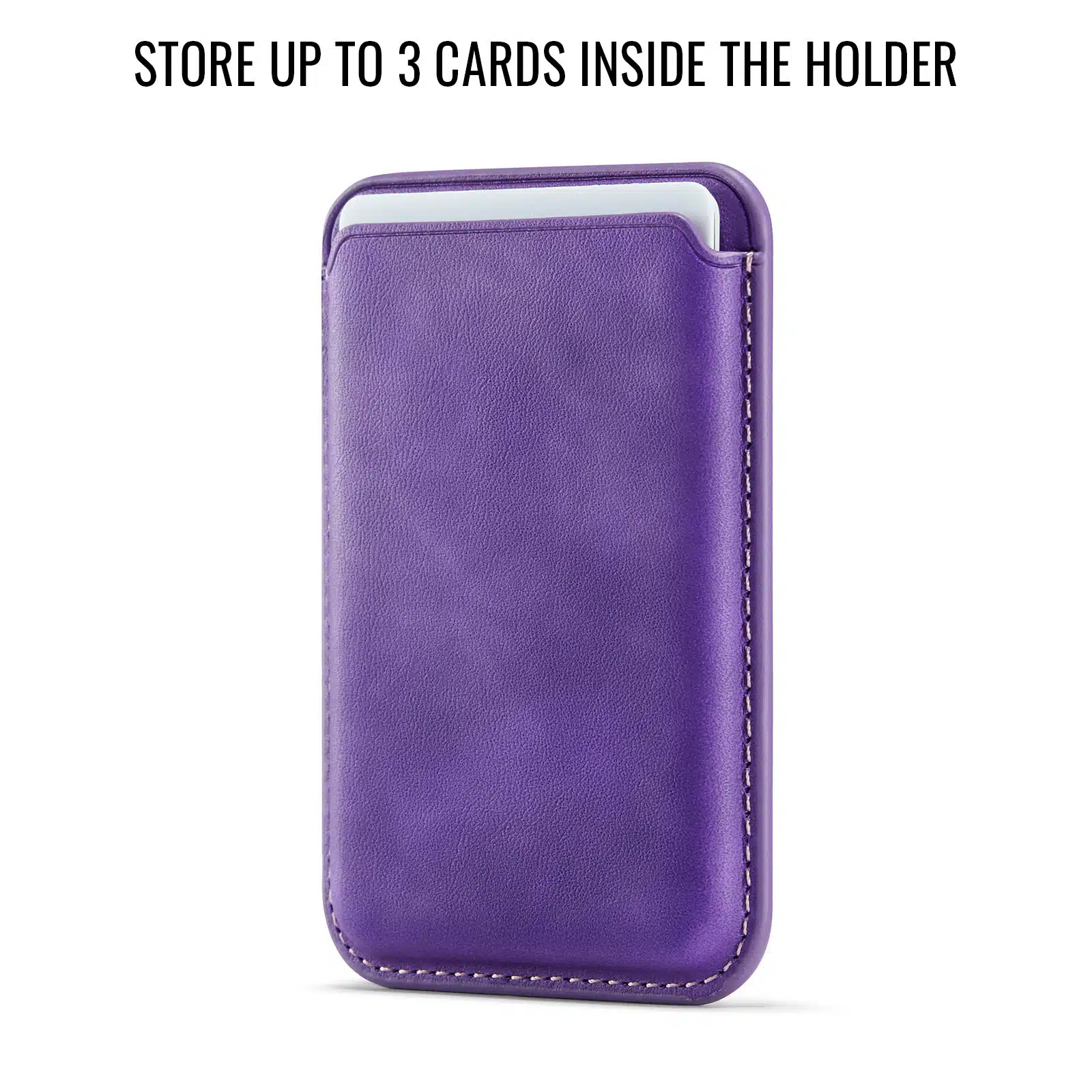 Solidenz - Backcover iPhone 16 - MagSafe - Wallet  – Paars - Afbeelding 5