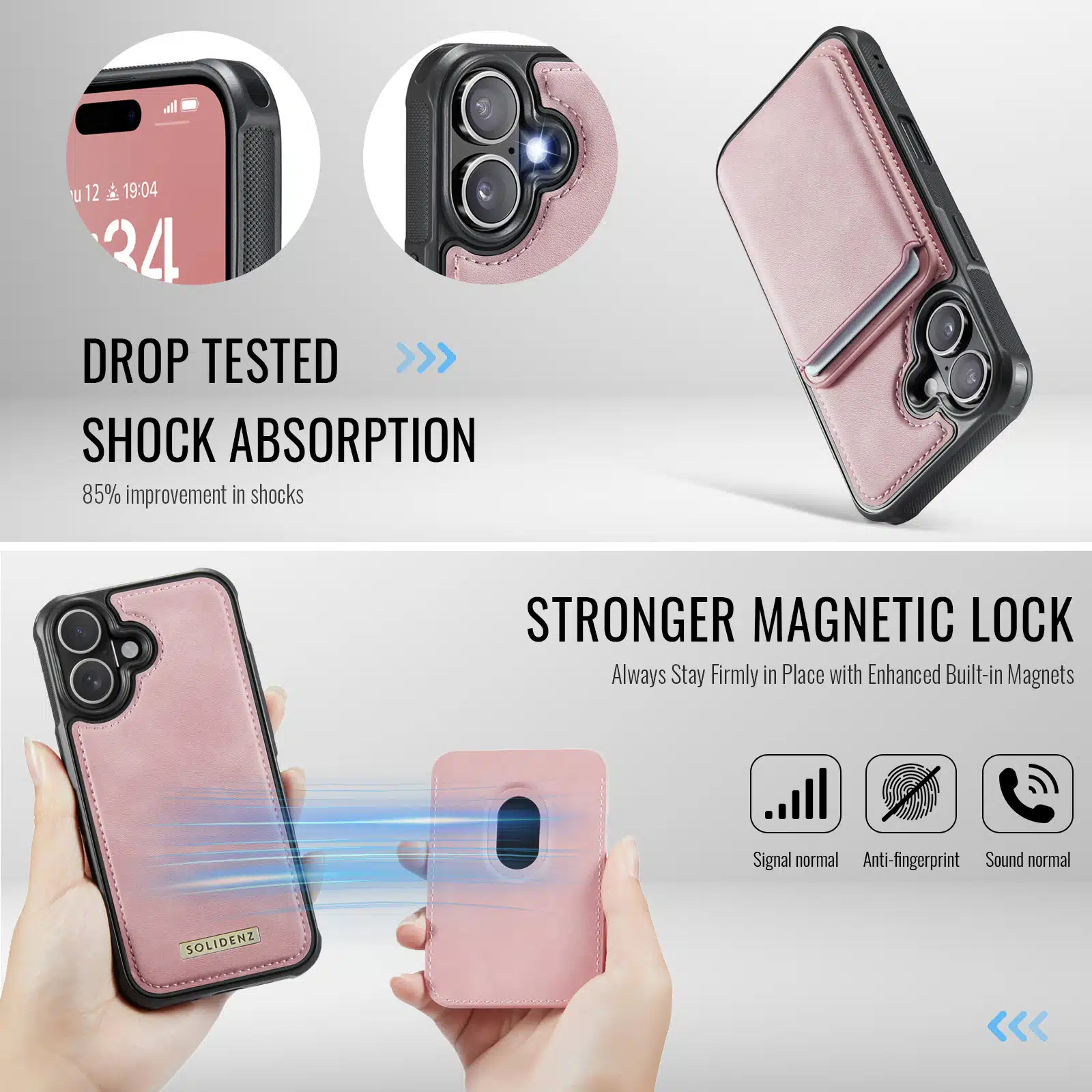 Solidenz-MagSafe-Wallet-Backcover-voor-iPhone-16 Plus-Roze-5-Cityhoesje.nl