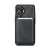 Solidenz - Backcover iPhone 16 Plus - MagSafe Wallet - Zwart - Thumbnail Image 3