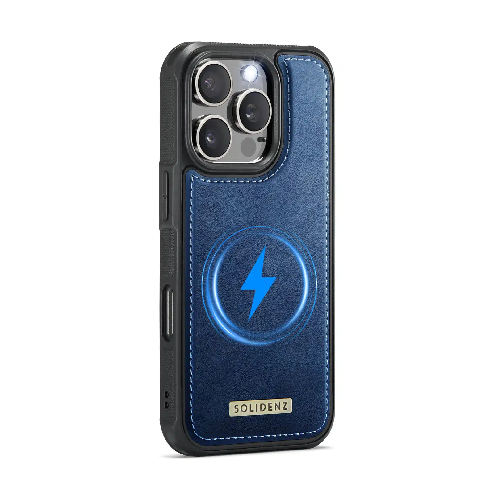 Solidenz - Backcover Wallet iPhone 16 Pro - MagSafe  - Blauw - Afbeelding 8