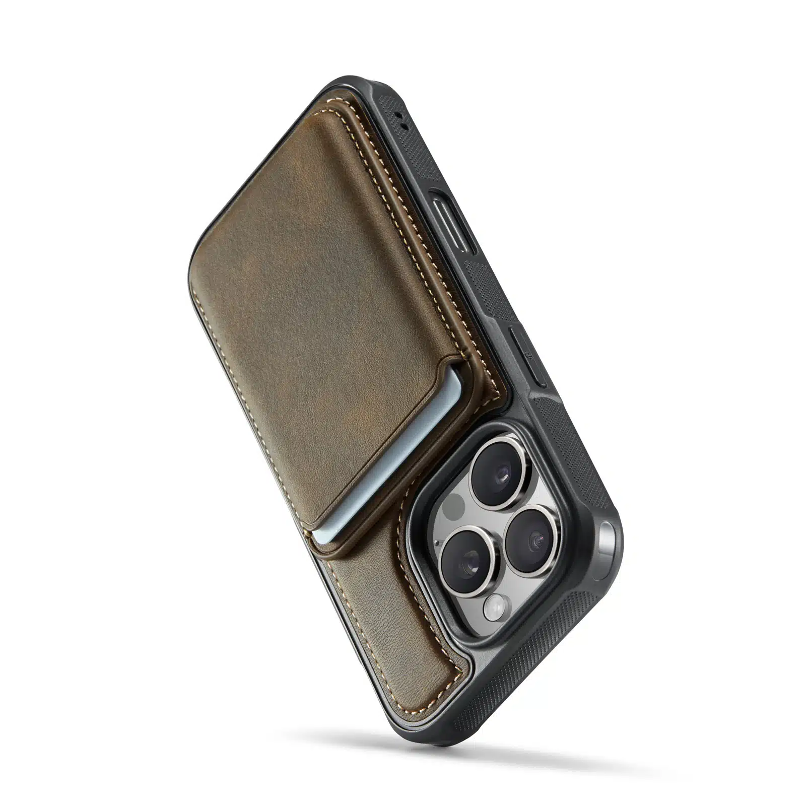 Solidenz -Backcover Wallet iPhone 16 Pro - MagSafe – Bruin - Afbeelding 4